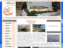 Tablet Screenshot of abruzzohotelvacanze.com